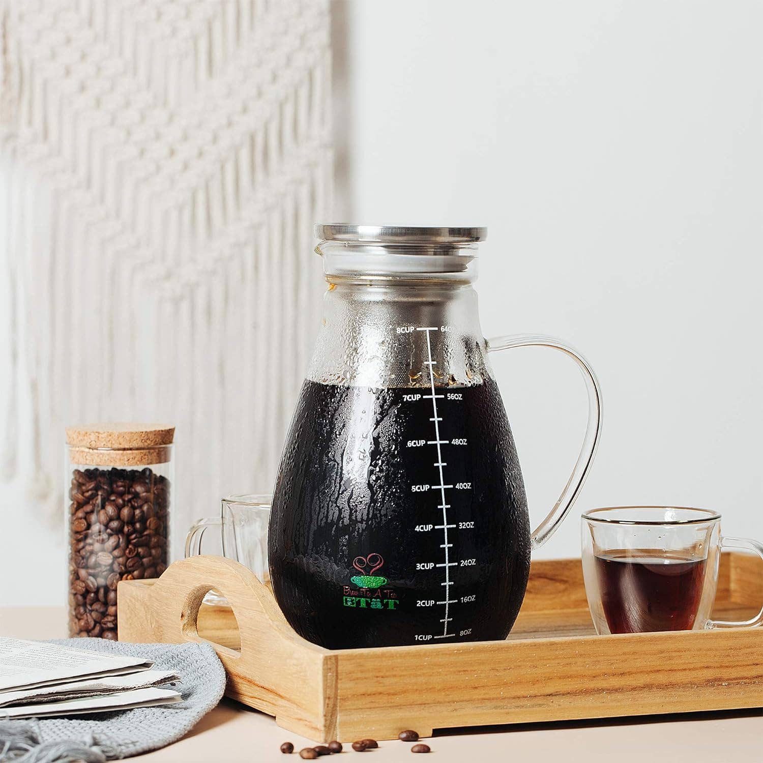 Cold Brew Coffee Maker 2 Liter – Iced Coffee