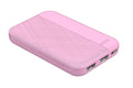 Fast Charging 6600mAh Power Bank | Dual Output | Retail-Pack: Pink