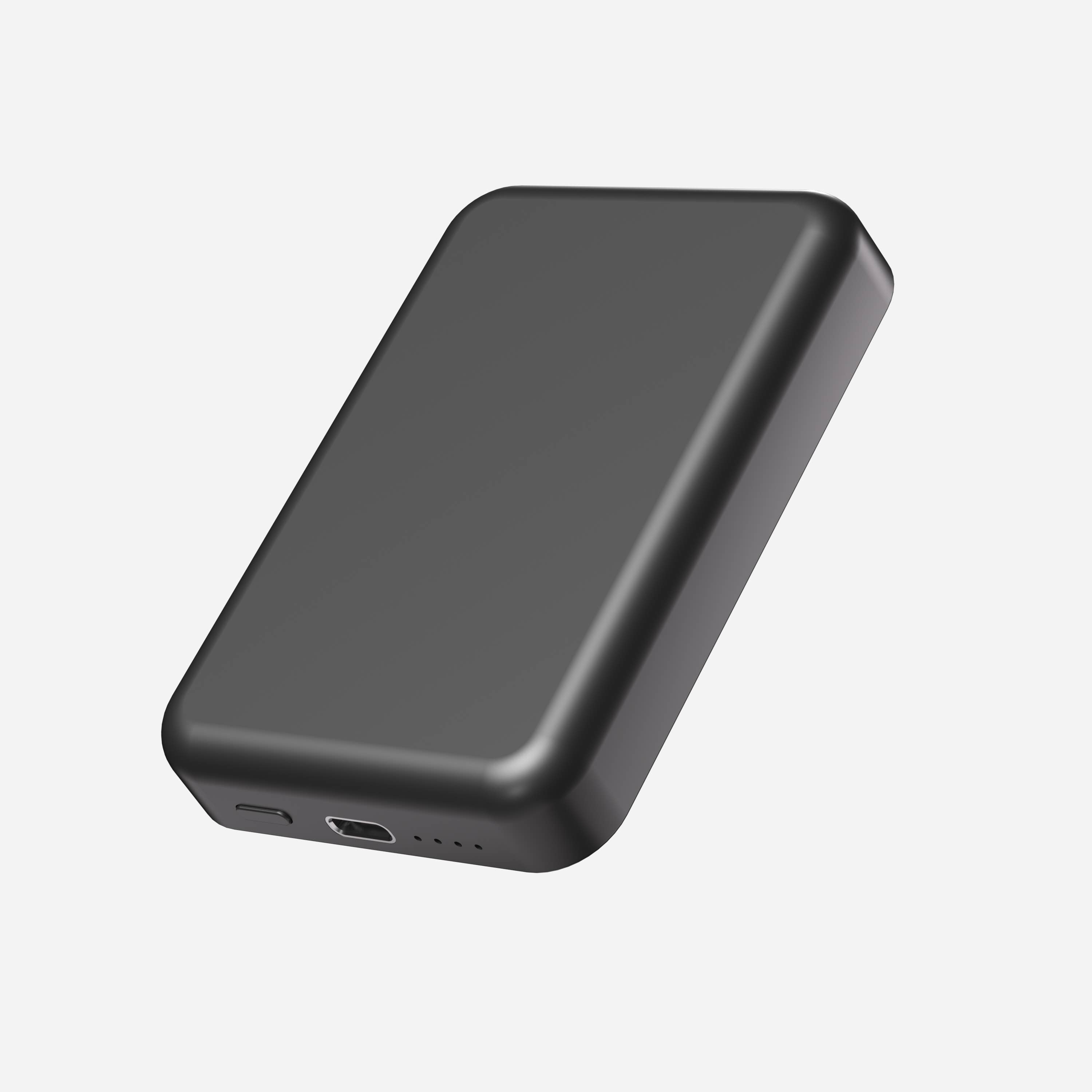 MagSafe 7200mAh Wireless Power Bank – Fast & Portable: Black
