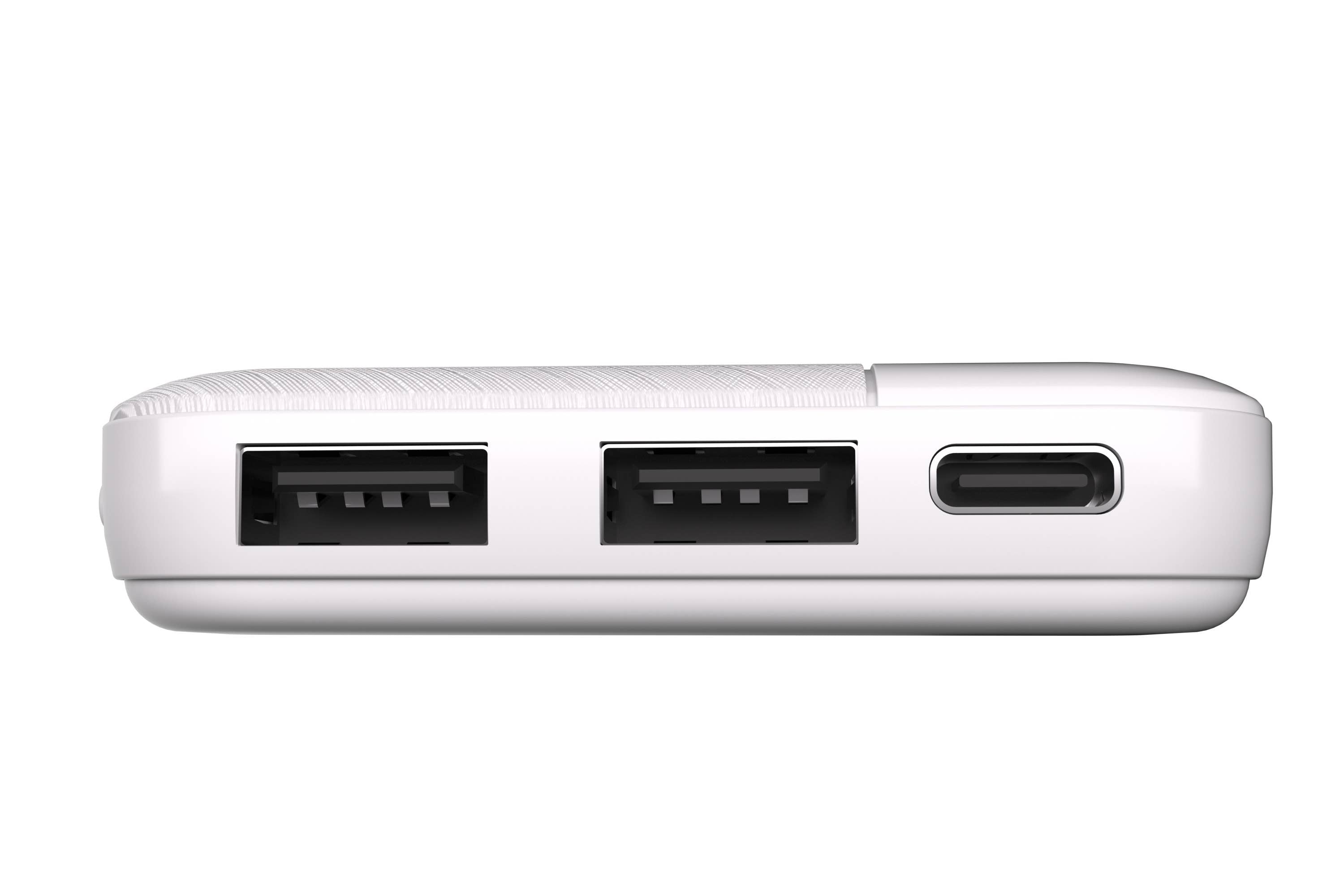 Fast Charging 6600mAh Power Bank | Dual Output | Retail-Pack: Pink