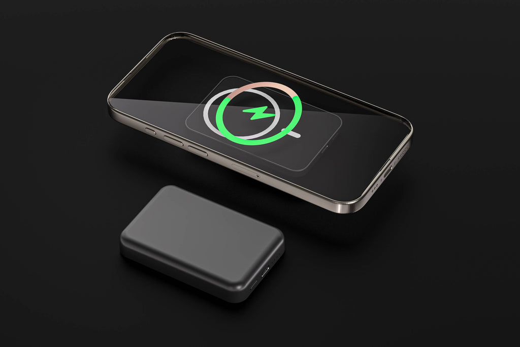 MagSafe 7200mAh Wireless Power Bank – Fast & Portable: Black