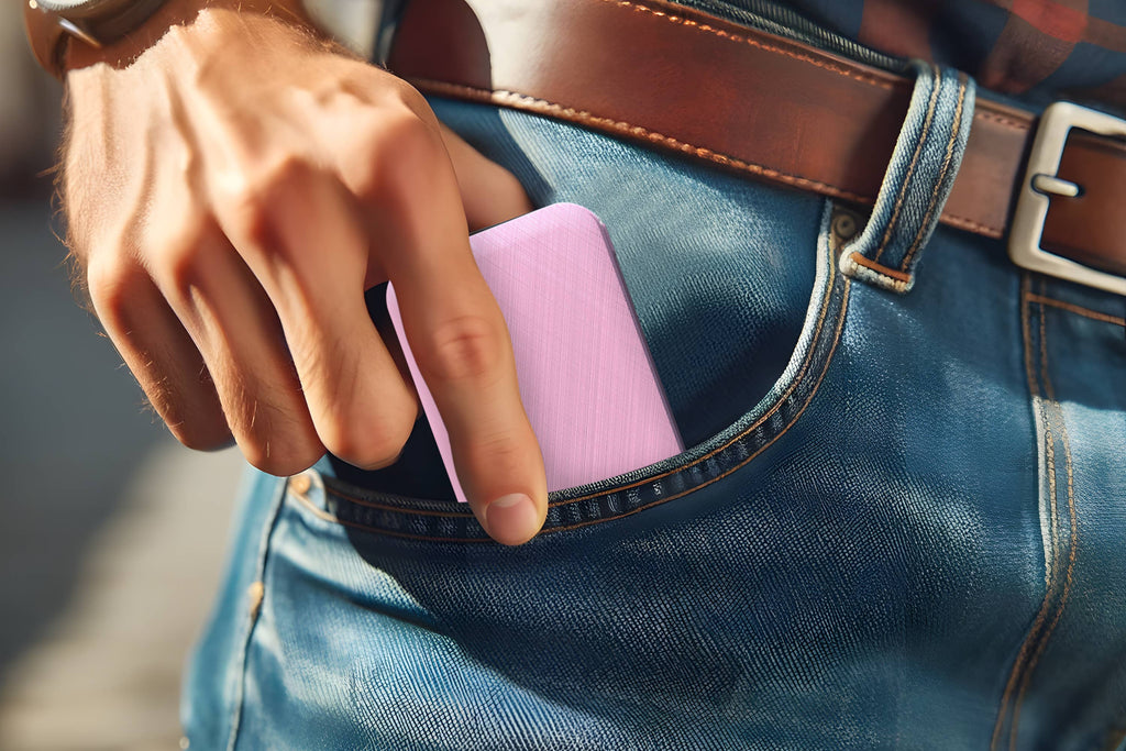 Fast Charging 6600mAh Power Bank | Dual Output | Retail-Pack: Pink