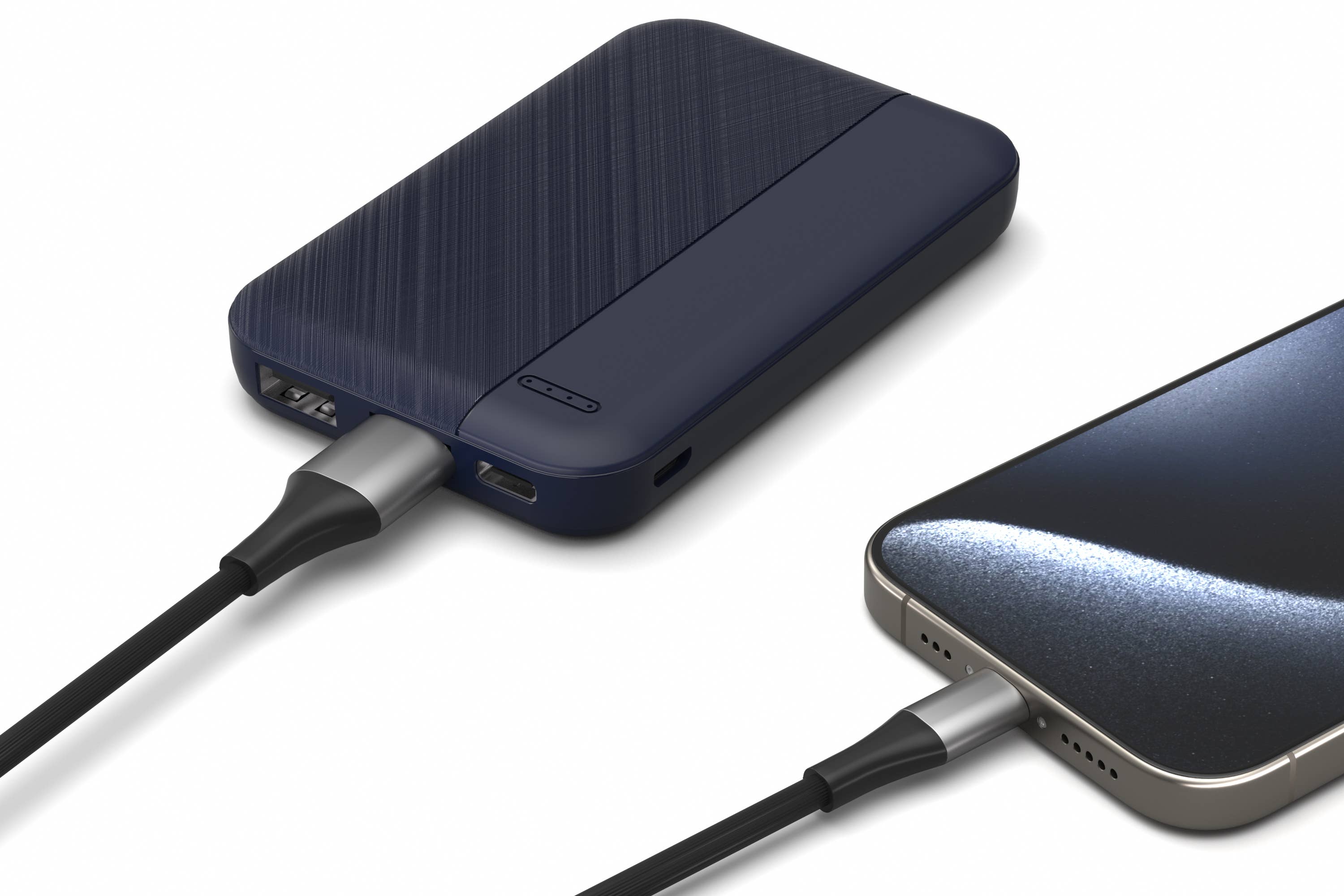 Fast Charging 6600mAh Power Bank | Dual Output | Retail-Pack: Pink